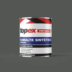 Qualycril - Topex Esmalte Fosco Grafite Escuro