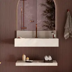 Cozimax - Bancada Porcelanato Bergamo 80 Bege