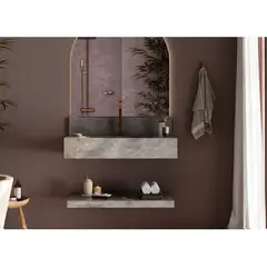 Cozimax - Bancada Porcelanato Bergamo 80 Cinza