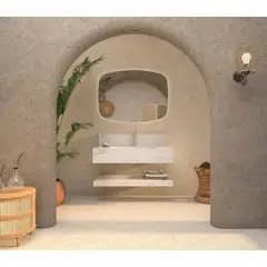 Cozimax - Prateleira Porcelanato Bergamo Branco