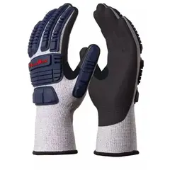 Danny - Luva em Polietileno de Alta Densidade Banhada em Nitrilo