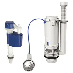 Censi - Conjunto Completo Dual Flush Superior Com Parafuso E Anel Para Caixa Acoplada