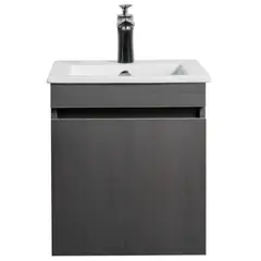 Sensi Dacqua - Gabinete para banheiro bonsai grafite 43X43X47