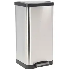 Just Home Collection - Lixeira Pedal de Aco 15 Lts Gr