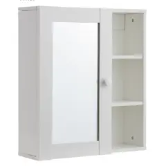 Sensi Dacqua - Espelheira com prateleiras e espelho branco 52x45