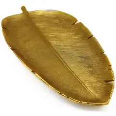 Just Home Collection - Folha de Poliresina Dourada 49 Cm