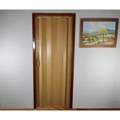 Holztek - Porta Sanfonada Pvc Cerejeira 210X0,60Cm