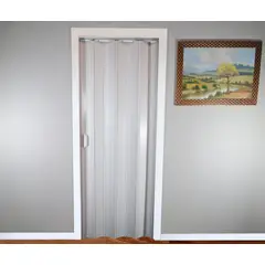 Holztek - Porta Sanfonada Pvc Branco 210X0,60Cm