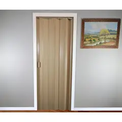 Holztek - Porta Sanfonada Pvc Bege 210X0,72Cm