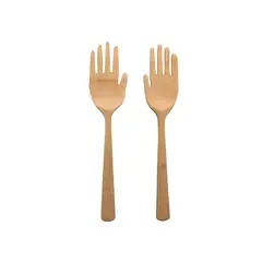 Oikos - Pegador de Saladas de Bambu de Mãozinha -