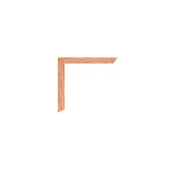 undefined - Jogo de Guarniçao Para Porta Em Madeira Maciça, Ideal Para Uso Externo Esel