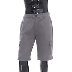 Valença Textil - Calça Com Perna Removivel Profissional Cinza Eg