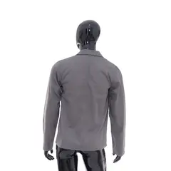 Valença Textil - Camisa Manga Longa Profissional Cinza Gg