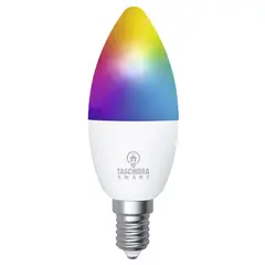 Taschibra - Smart Lampada Wi-Fi Led 6W Vela Rgb
