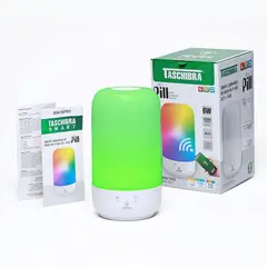 Taschibra - Smart Luminaria De Mesa Pill Wi-Fi Led 6W Rgb+Cct