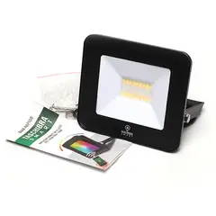 Taschibra - Smart Refletor Wi-Fi Led 20W Rgb+Cct Preto