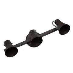 ARS Iluminação - Spot B/3 Trilho Sino Aluminio Preto