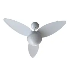 Ventisol - Ventilador de teto Aires 3 Pás Bivolt com Controle Remoto Branco