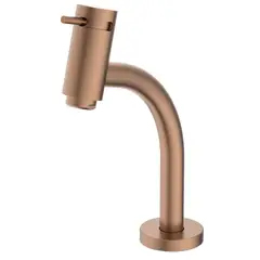 Celite - Torneira para Lavatório de Mesa Bica Baixa Rose Gold Matte