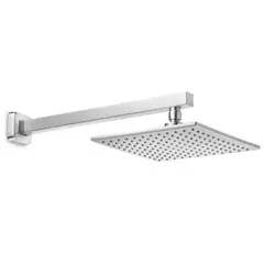 Celite - Chuveiro com Braço Parede Quadrado 220mm Elite Cromado