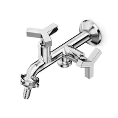 Celite - Torneira de Tanque e Maquina de Lavar Parede com Bico União de Plástico Up Cromado