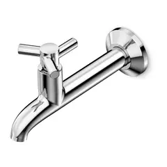 Celite - Torneira Tanque e Pia Para Uso Geral de Parede One Cromado