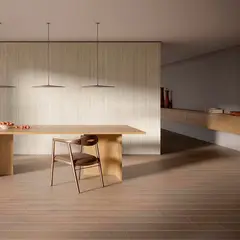 Portobello - Porcelanato Acetinado Esmaltado Bege 20x120cm Retificado Caixa 1,19m² Zefiro