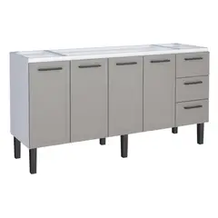 undefined - Gabinete para Cozinha em Aço Juno 174cm Cinza Cozimax