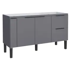 undefined - Gabinete em Madeira Cisne 1441mm Cinza Pia 150 51,5x144,5x64cm Cozimax