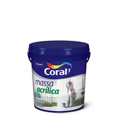 Coral - Massa Acrilica Gl Plas 5,7Kg