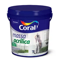 Coral - Massa Acrilica Gl Plas 5,7Kg