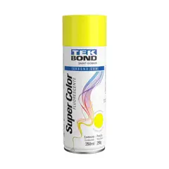 Tekbond - Tinta Spray Amarelo Fluorescente 350ml/250g
