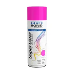 Tekbond - Tinta Spray Rosa Fluorescente 350ml/250g