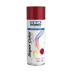 Tekbond - Tinta Spray Vermelho Metálico 350ml/250g