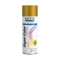 Tekbond - Tinta Spray Ouro Metálico 350ml/250g
