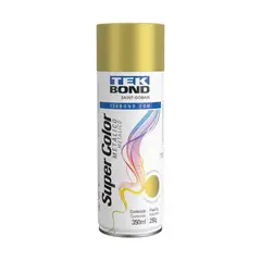 Tekbond - Tinta Spray Dourado Metálico 350ml/250g