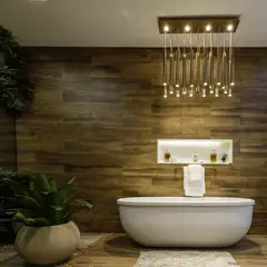 Eliane - Porcelanato Bosco Camel Marrom 19x90cm Caixa 1,54m²