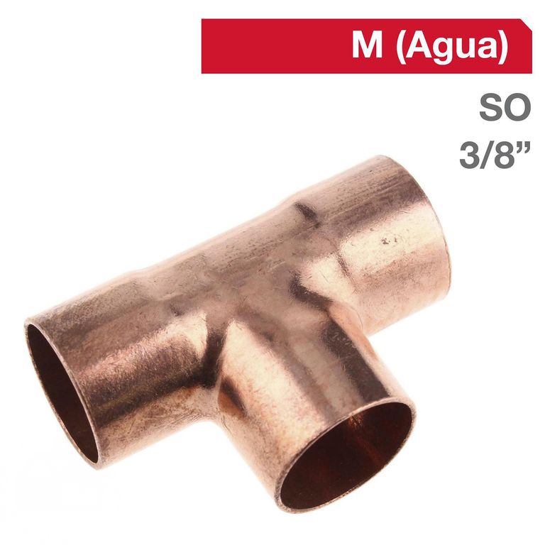 ELKHART - Tee Cobre SO 3/8" 1u | Ofertitas
