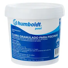 HUMBOLDT - Cloro para Piscinas Granulado 1 kg Frasco (plástico/vidrio)