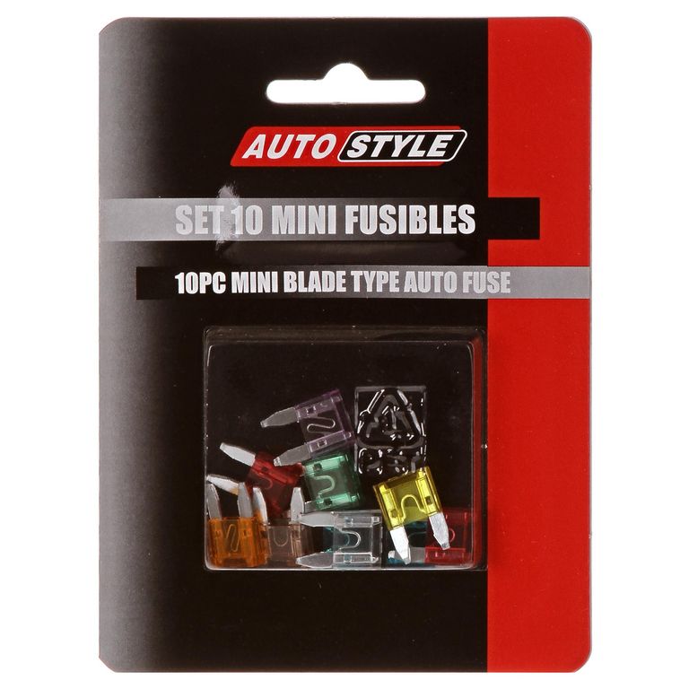 Set De Mini Fusibles 3 Amperios Para Automóvil 10 Unidades