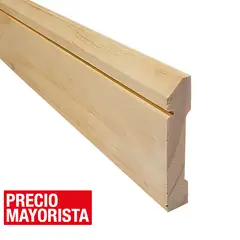 MULTIMARCA - Guardapolvo Pino Finger Natural 13 mm 6.8x300 cm