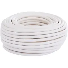 ELFLE - Cordón 2x0,75 mm 20 m  Blanco