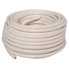 ELFLE - Cordón 3x0,75 mm 20 m  Blanco