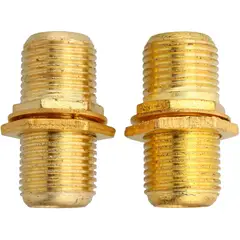 DAIRU - Acoplador macho coaxial, 2 unidades