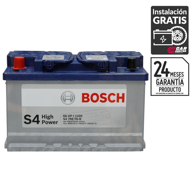 Batería de Auto 70 Ah Positivo Izquierdo 660 CCA