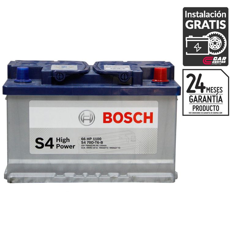 Batería de Auto 70 Ah Positivo Derecho 660 CCA