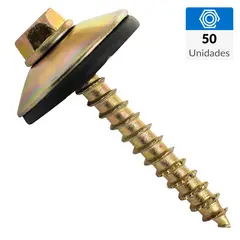 FIXSER - Tornillo Autoperforante Cabeza Phillips Madera 1-1/2 " 25 mm 50 Unidades