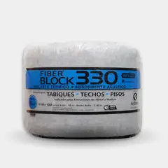 FIBER BLOCK - Aislante de Lana Poliéster 55 mm 0,60x10 m R100