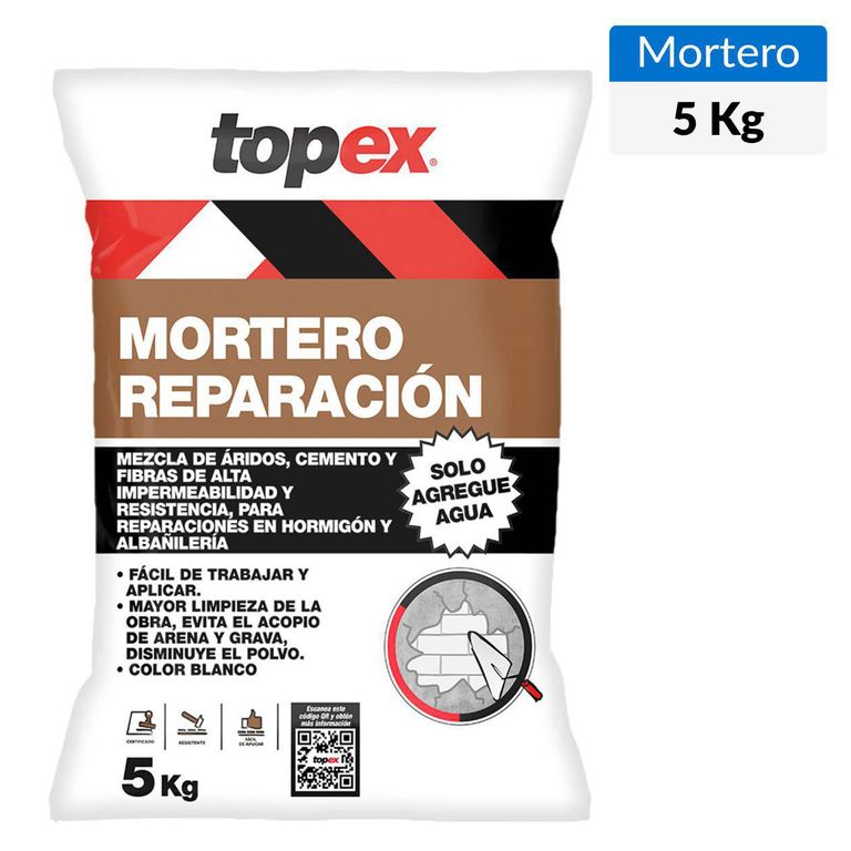 Bolsa 5 kg Mortero de reparación