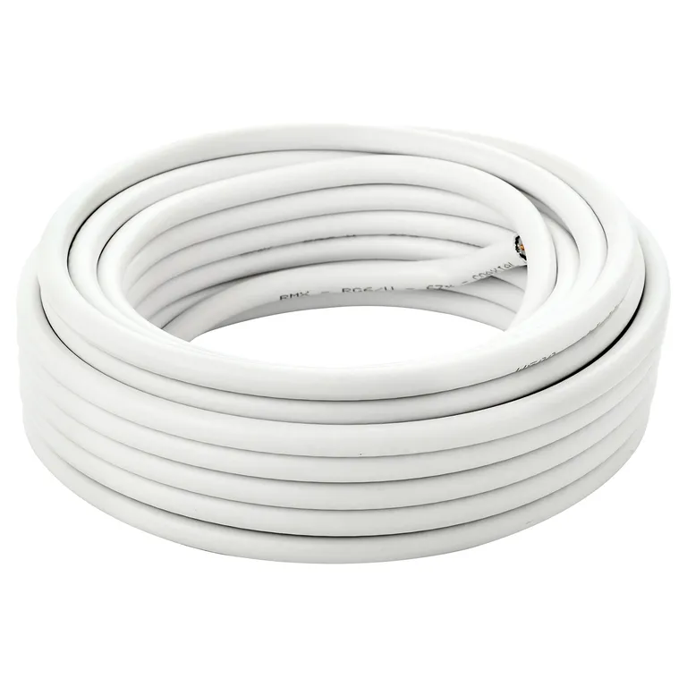 Cable Coaxial RG6 10 metros Blanco